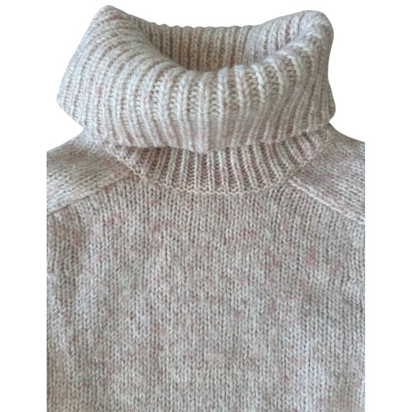 J. Crew Womens Turtleneck Sweater Knit Beige Large - Picture 3 of 9